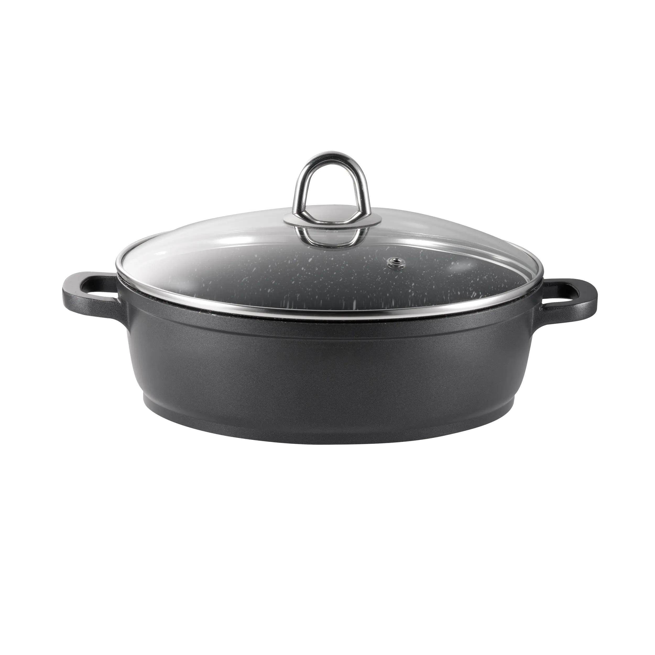Cuisine::pro® GRANITE™ sauté Pan with Lid 6.3 Qt.