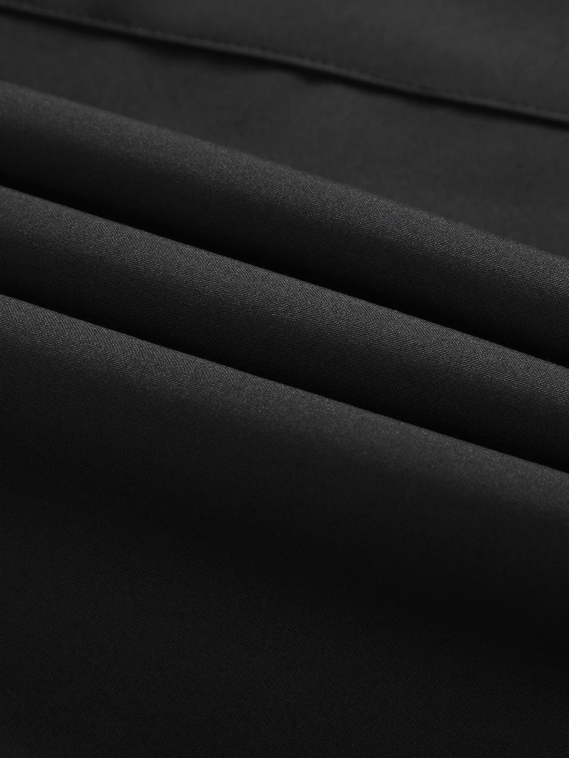 TJL Men's Black Jacket - Lightweight Stylish Zip-Up Outerwear | Classic Fit | Versatile Everyday Coat mens  winter  jacket mens  zip  up bg a the label