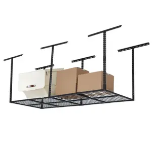 [FLASH SALE] Garvee 96"x36" Heavy Duty Garage Ceiling Storage Rack - 600LBS Adjustable Height Steel Mount Shelf