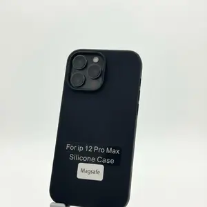 12 pro max silicone with earphones