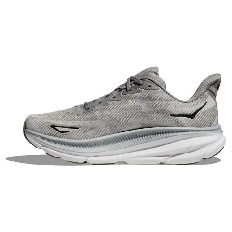 HOKA ONE ONE Clifton 9 Men's Low-Top Running Shoes with Mesh and Synthetic Leather for Comfort, Cushioning, Durability, and Breathability Trending Shoes, House White Official Shoes to Get / Maison Mihara