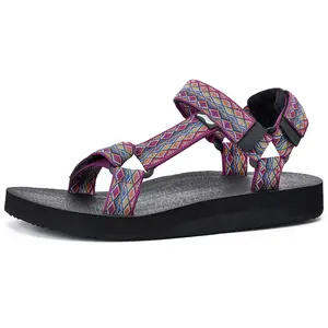 Women's Hiking Walking Sandals | Breathable Fast-Drying Water Shoes with Arch Support Casual Sport Outdoor Black White