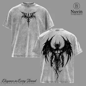 Dark Demon Wings T-Shirt, Sweatshirt, Hoodie Fallen Demon Design, Gothic Dark Fantasy Streetwear, Devil Wing Graphic Tee, Occult Aesthetic Art, Black Metal Style Illustration, Horror Fantasy Artwork, Vintage Washed Oversized