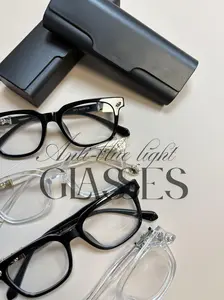 Classic Trendy Blue Light Blocking Glasses - HD Clear Lenses with Diamond-Cut Edge Detail, Stylish Metal Temples for Women and Men, Everyday Computer, Gaming, Reading, and Streetwear Eyewear