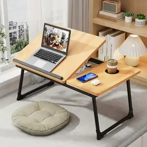A Versatile And Portable Lap Desk Designed for Laptops - a Collapsible Tray for Dining, Writing, Lounging, And Enjoying Breakfast in Bed
