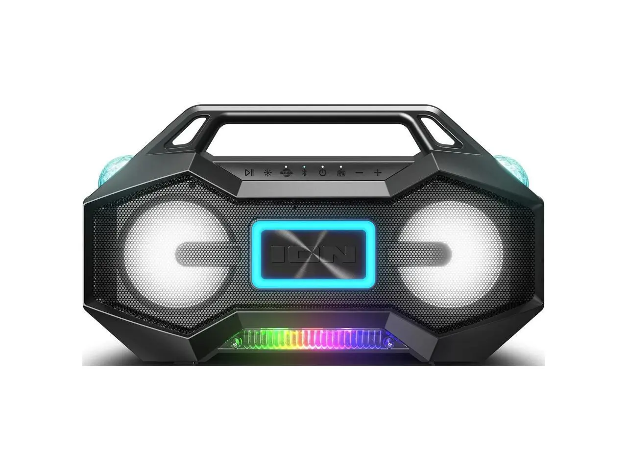 ION Party Rocker Go High-Power Portable Boombox with Party Starter Lights
