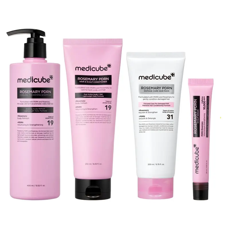 4 Step Routine ( Shampoo & Conditioner & Hair Mask & Scalp Serum )