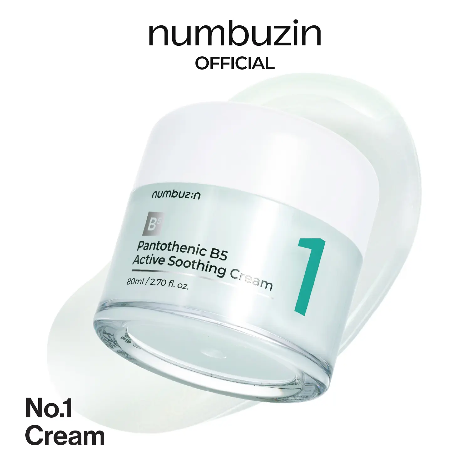 [numbuzin official shop] No.1 Cream | Pantothenic B5 Active Soothing Cream | 2.70 fl oz.