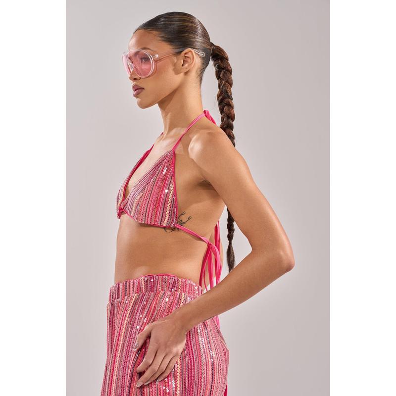 TAYLOR SEQUIN BRALETTE