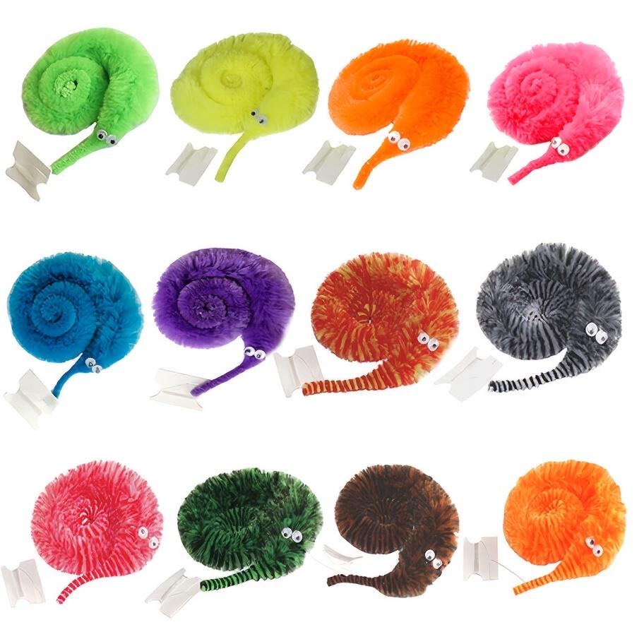 dildo string mit 2 dildos Fuzzy Worm Toy Worm On A String In Bulk Worm On A String 1/2 Inches main image 1