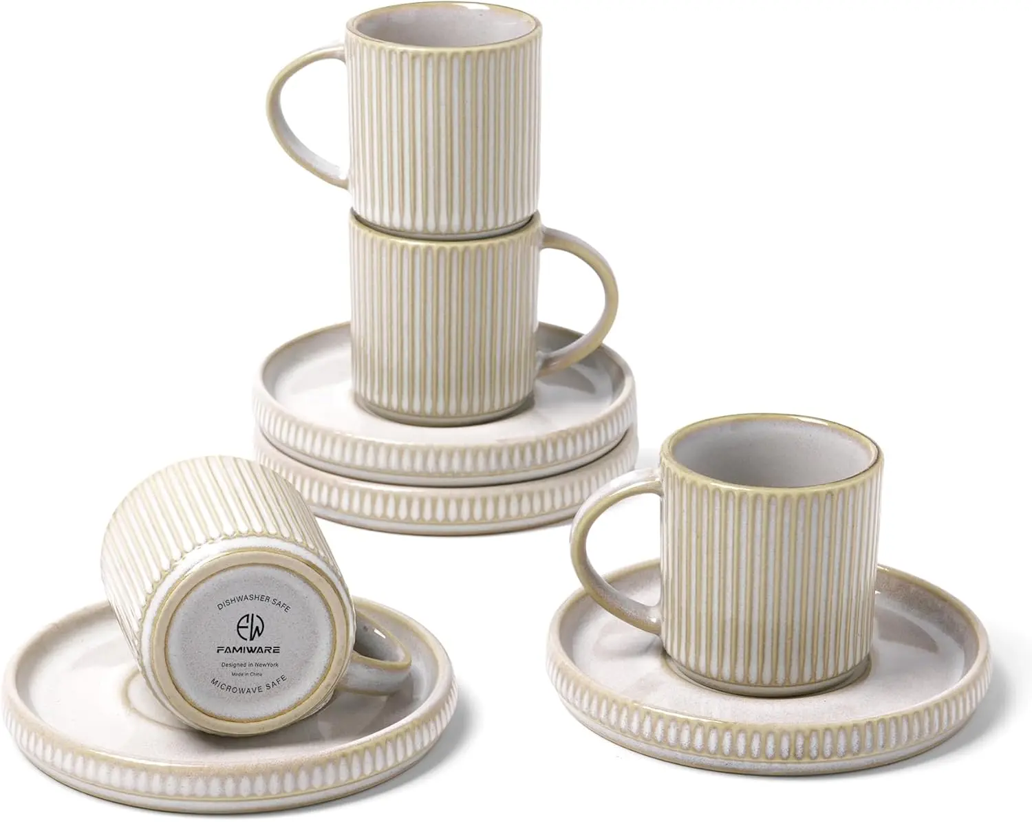 ceramic demitasse cups - TikTok Shop
