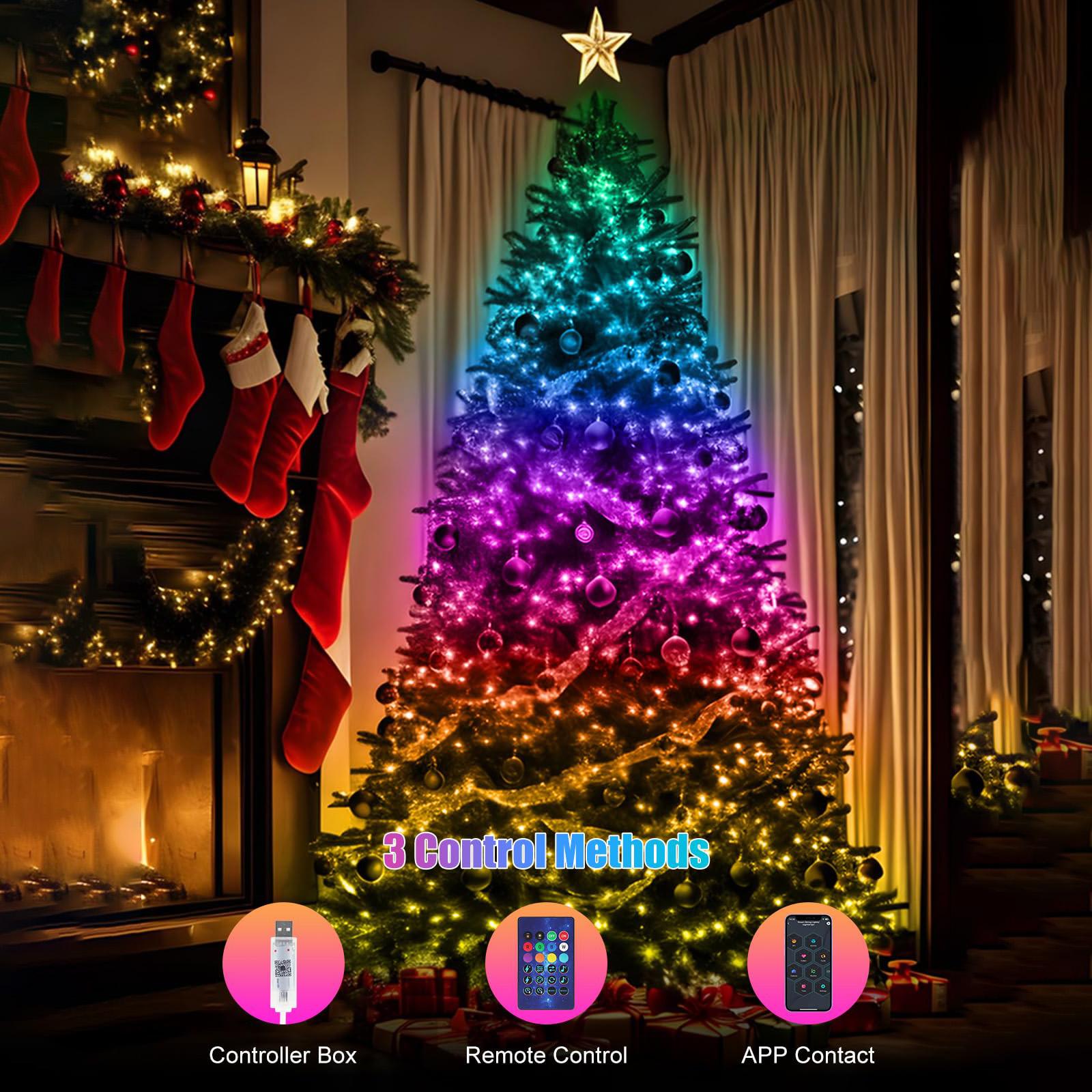 132FT LED Strip Light RGB Music-Synced Bedroom Light Bluetooth-Enabled LED Smart App & Remote Control Indoor Ambient Lighting More Options: 132FT/66FT/33FT Suitable for Room & Outdoor Christmas Party Decorations (Outdoor Waterproof) 132FT LED Strip Light RGB Music-Synced Bedroom Light Bluetooth-Enabled LED Smart App & Remote Control Indoor Ambient Lighting More Options: 132FT/66FT/33FT Suitable for Room & Outdoor Christmas Party Decorations (Outdoor Waterproof)