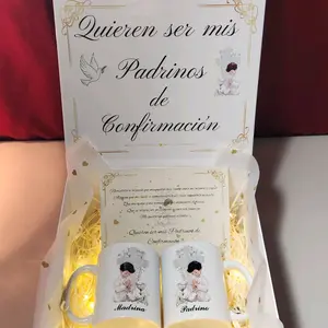 Caja de Padrinos de Confirmación de niño Set of 11oz Reusable Mugs in Original Packaging - Drinkware