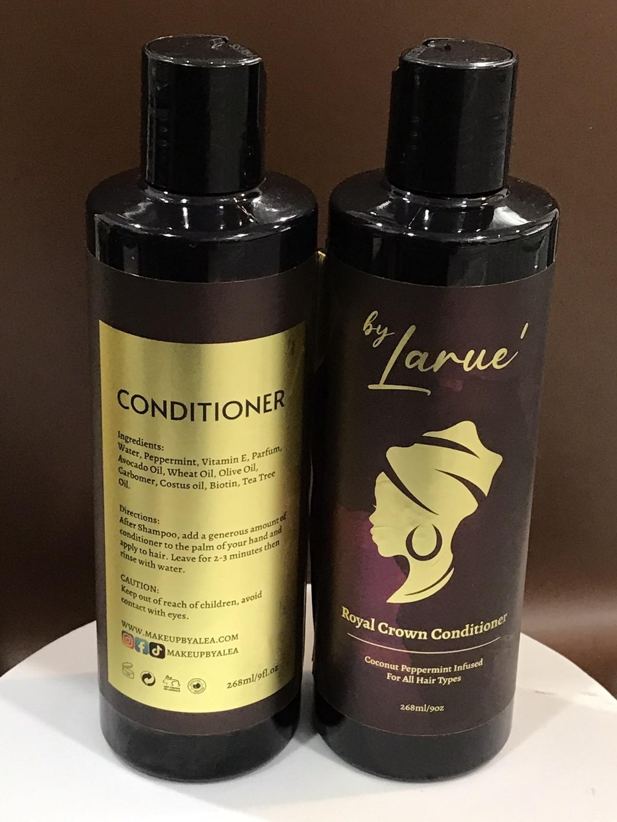 Coconut infused with peppermint shampoo and conditioner