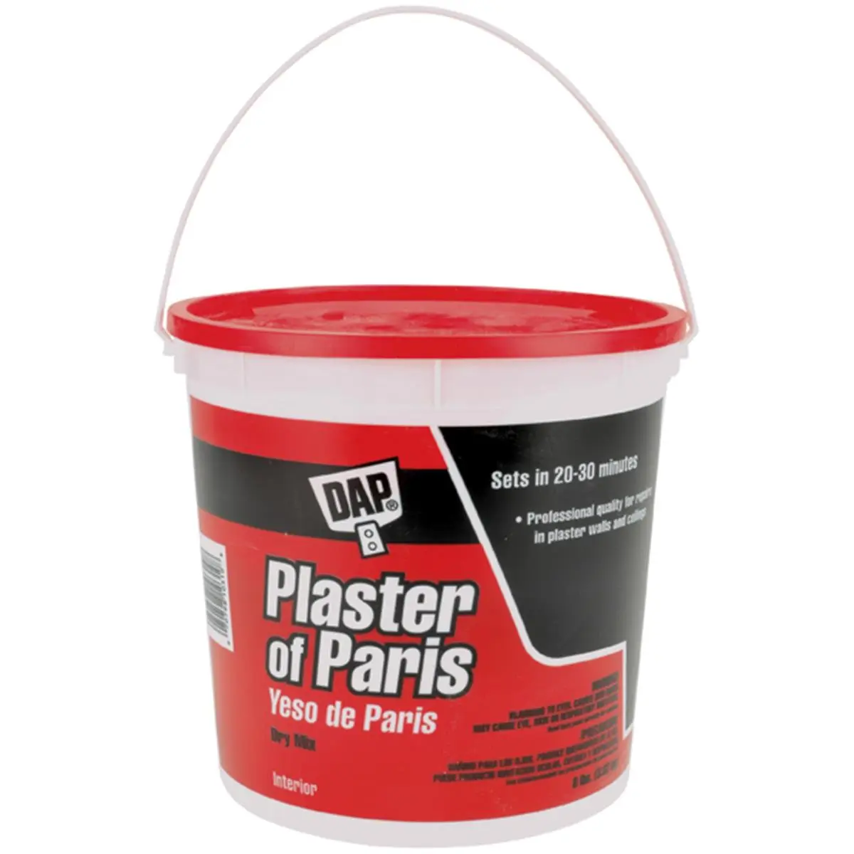 Rapid-Set Plaster of Paris Mix, 8lb Tub Pack for Artists' DIY Pottery & Ceramics Projects, Ceiling & Wall Repairs