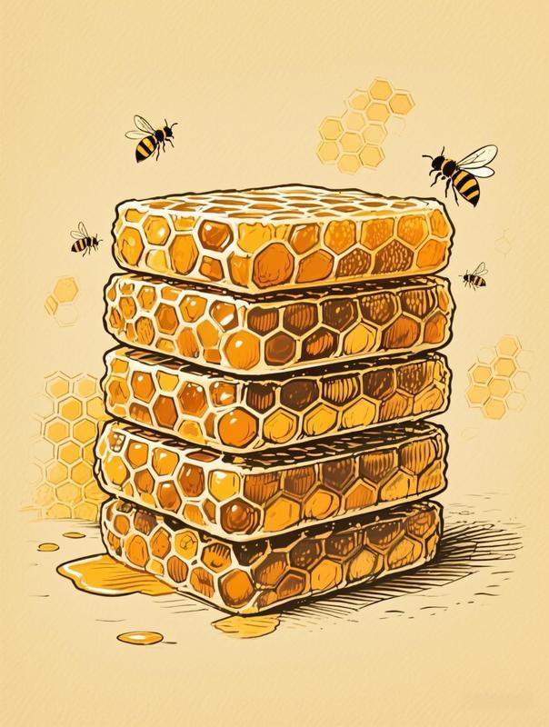 Honey Heals Natural Honey Packs 12 x 20g Sachets Energy Boost Sweet Flavor Pure Organic 100% Natural with Ginger Healthy Sweet Booster