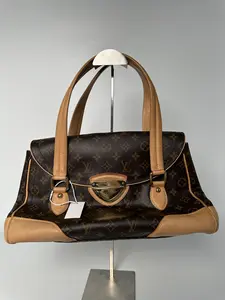 Pre-owned Louis Vuitton leather Shoulder Bags Monogram Canvas Beverly GM Shoulder Bag JX218LV