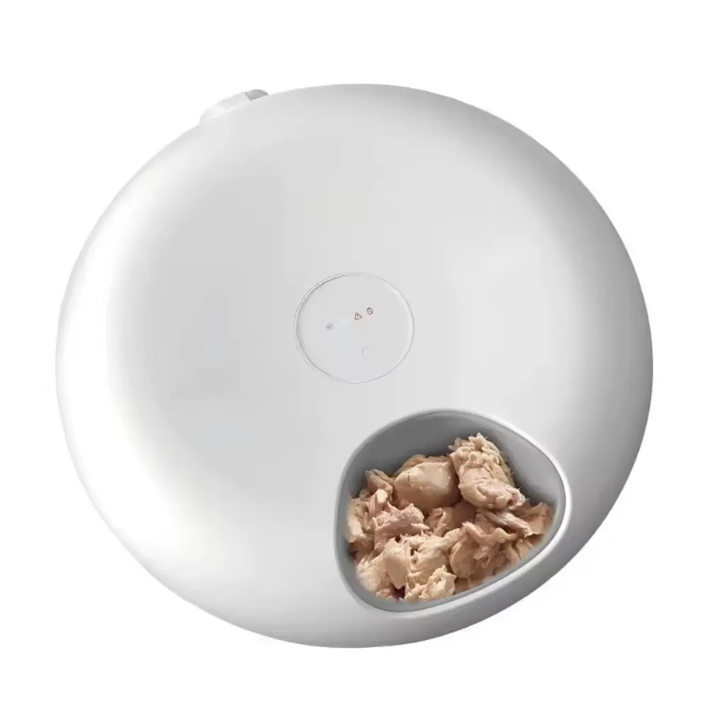 Automatic Cat Feeder Wet Food with Semiconductor Cooling Refrigeration, 6 Meal Pet Food Dispenser for Cats & Small Dogs, Keeps Food Fresh, Easy to Clean, BPA-Free