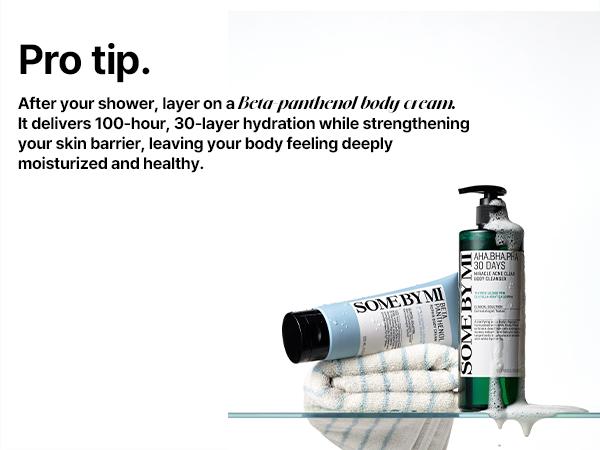 AHA BHA PHA 30 Days Miracle Acne Clear Body Cleanser 13.5oz - Body Odor Control & Back Acne Treatment - Gentle Exfoliating Body Wash - Korean Skincare