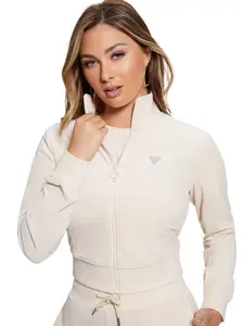 GUESS Female Eco Couture Full-Zip Sweatshirt