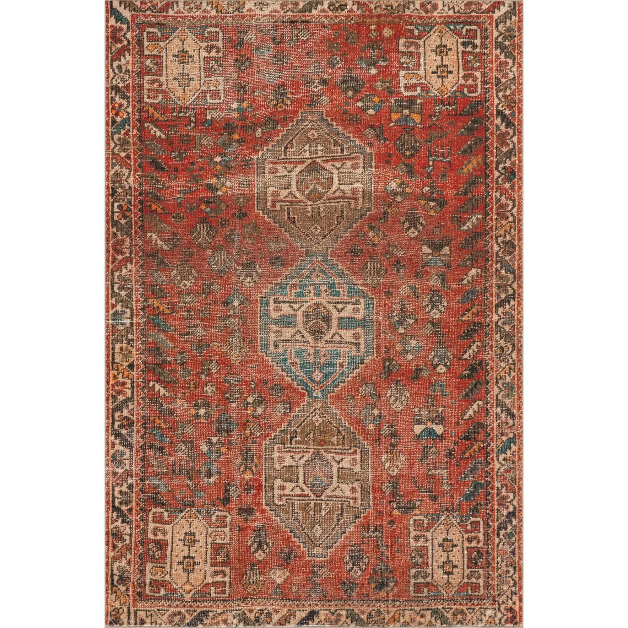 Nuloom Xavia Medallion Washable Area Rug