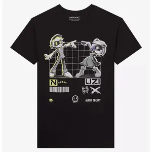 Murder Drones N & Uzi 90s Retro Graphic Tee Anime Streetwear Unisex T-Shirt Essential Trending Design for Fans Perfect Gift