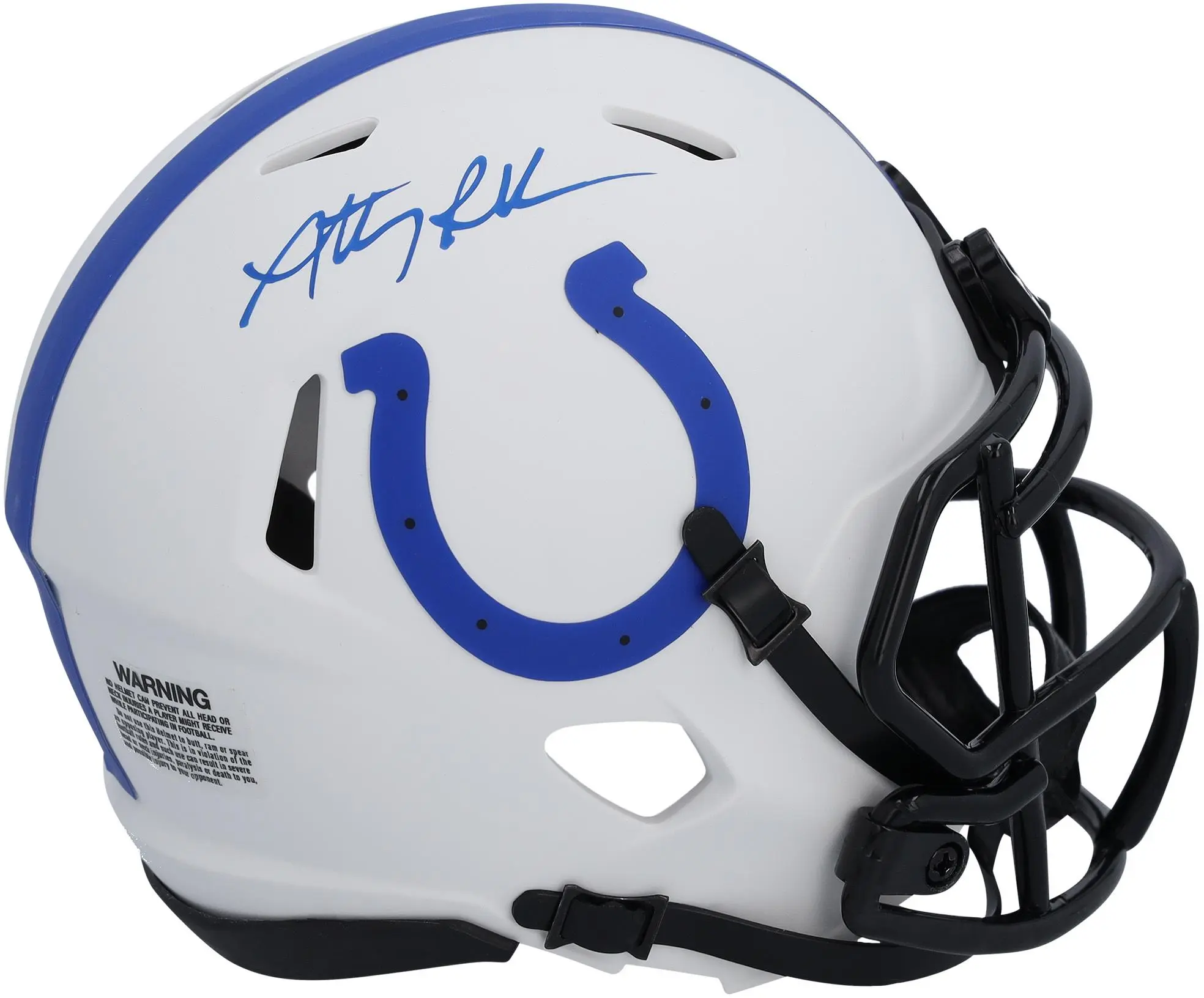 Anthony Richardson Indianapolis Colts Signed Riddell Lunar Speed Mini Helmet