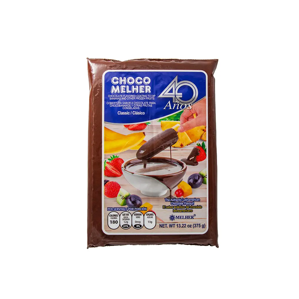 Chocolate Sabor Clásico – Melher | Cobertura para Postres Chocolate Sabor Clásico – Melher | Cobertura para Postres