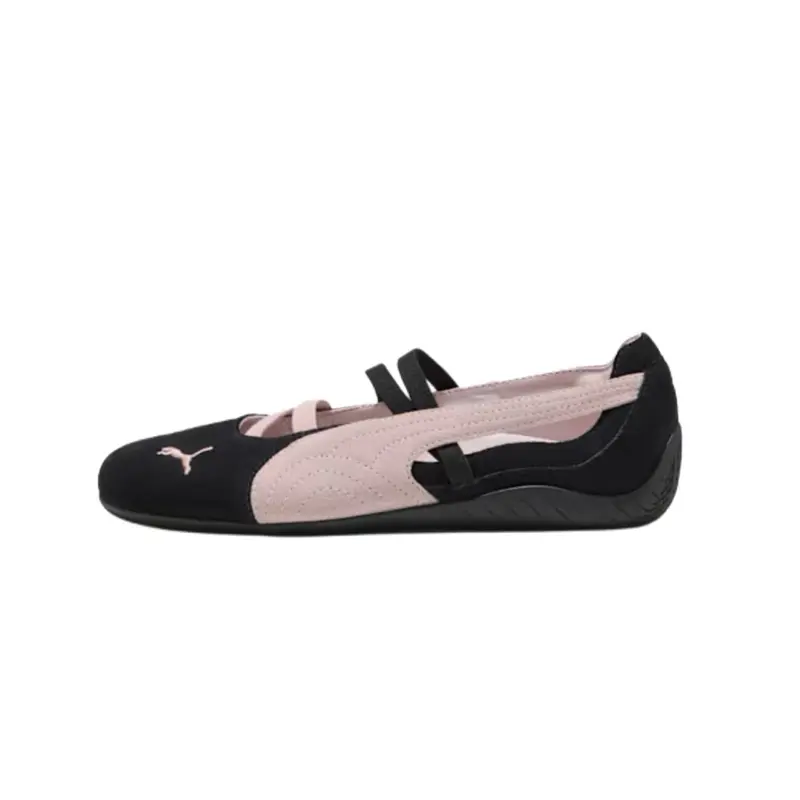 Puma Speedcat Ballet SD Women's Black Mauve Mist Sneakers - Versatile Walking Shoes, Everyday Shoes for Trendy Casual Lifestyle Footwear, Fashion Sneakers, All Day Sneakers
