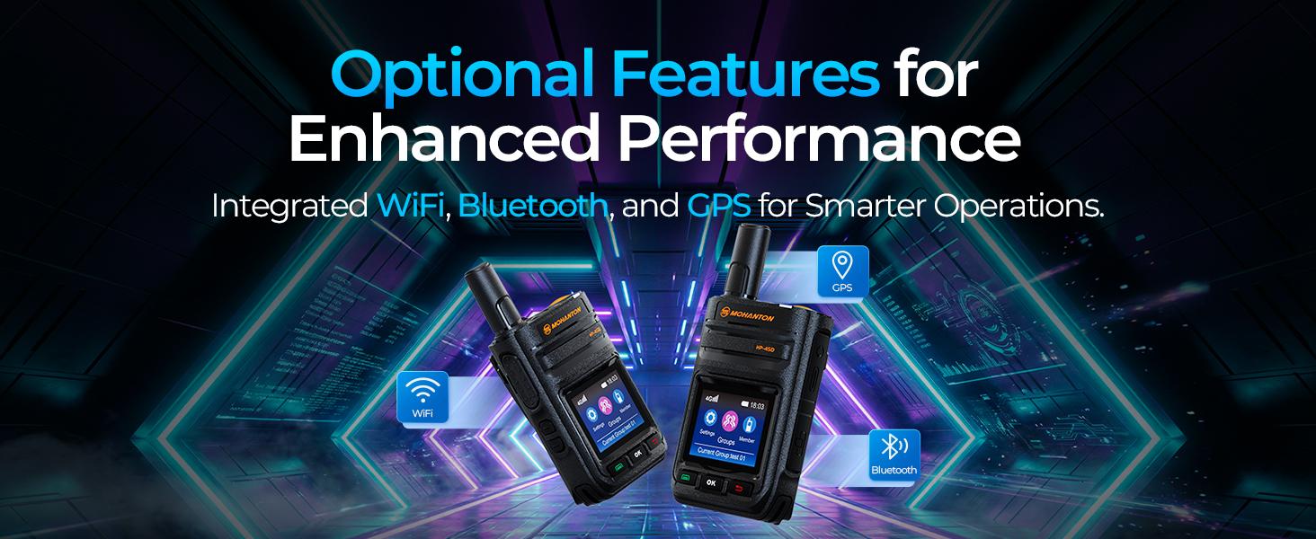 2PC M MOHANTON HP-45D 4G LTE POC Radio with Lifetime Free SIM - No Monthly Fees HD Loud Audio Massive 4000mAh Battery 2PC M MOHANTON HP-45D 4G LTE POC Radio with Lifetime Free SIM - No Monthly Fees HD Loud Audio Massive 4000mAh Battery