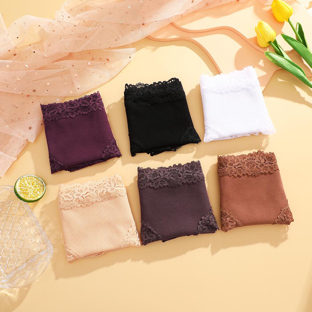 FINETOO 10-Pack Cotton Bikini Underwear for Women – Soft, Cheeky Fit with Lace Waist ,S–XXL SpringStatements