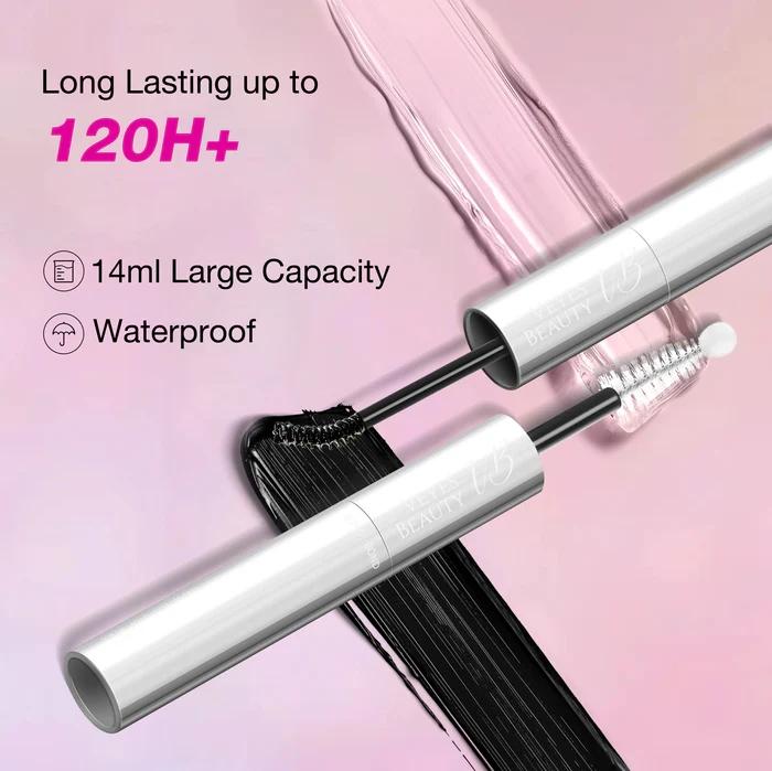 VEYESBEAUTY DualHold Bond & Seal - Black 14ml DIY Eyelash Extensions Glue Makeup Cosmetic