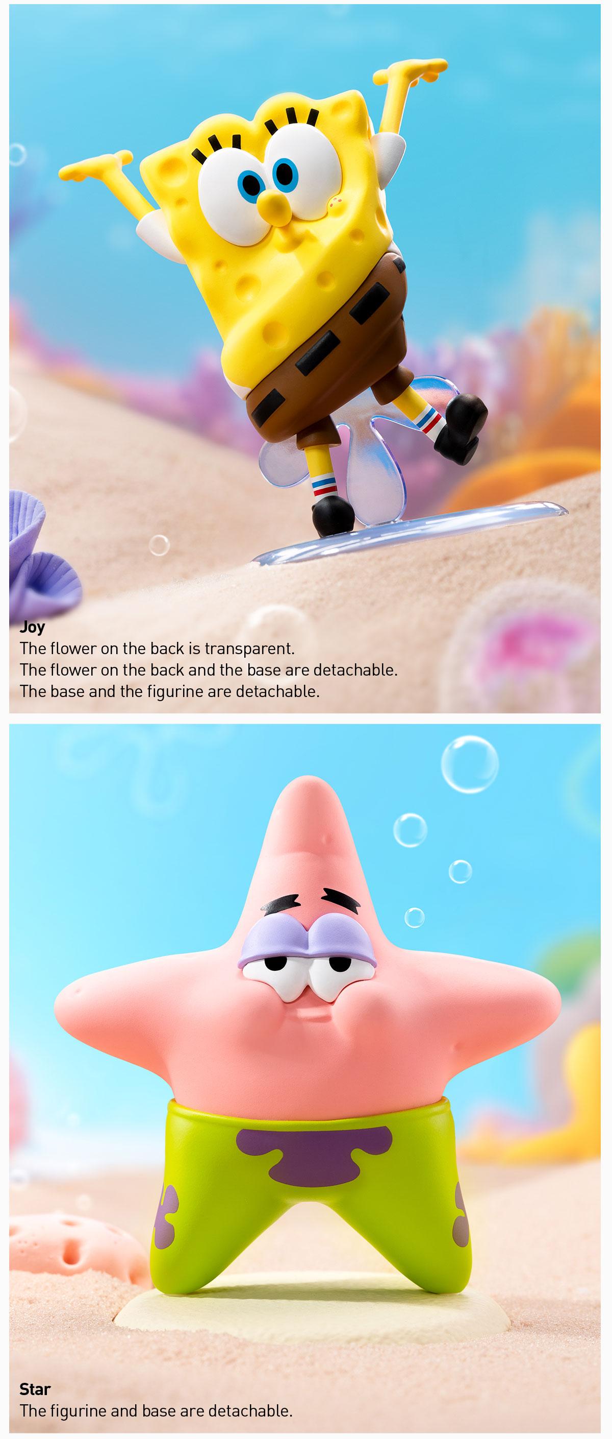 POP MART SpongeBob SquarePants Daily Quirks Series Figures, Blind Box, Mystery Box