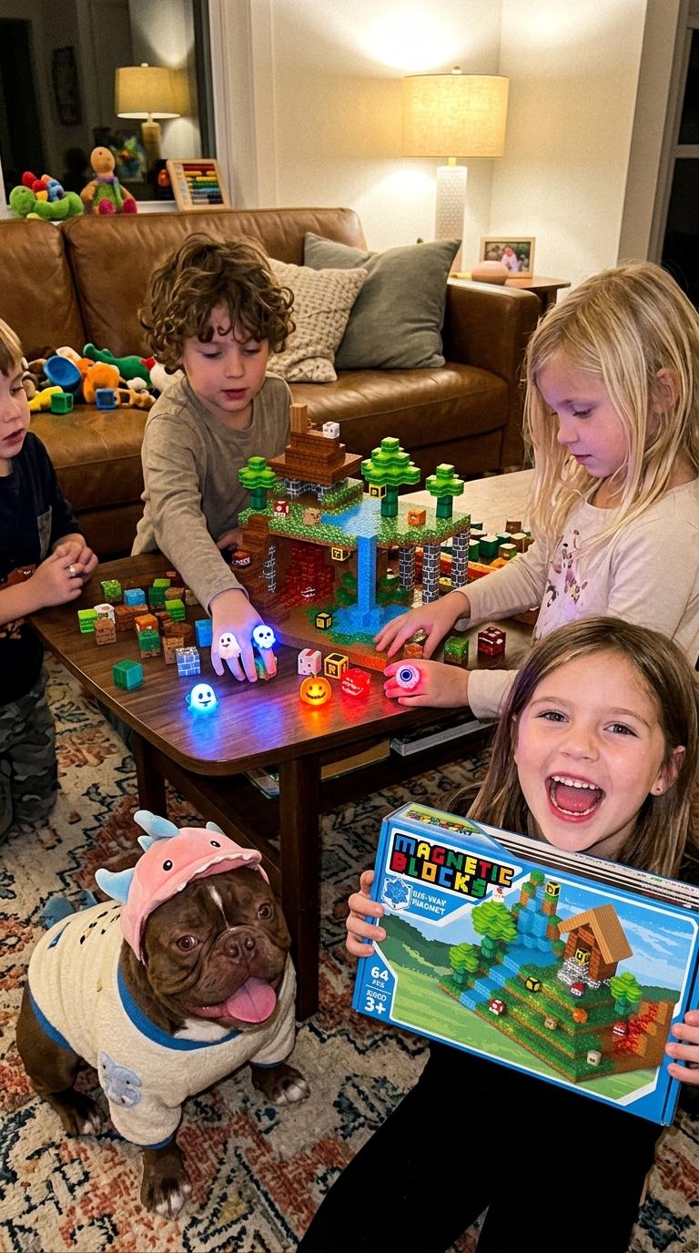 EFFUN 120/64PCS Magnetic Blocks Construction Set for Kids Ages 3+ Montessori Learning Toys Family Bonding Endless Possibilities Stress Relief Toys EFFUN 120/64PCS Magnetic Blocks Construction Set for Kids Ages 3+ Montessori Learning Toys Family Bonding Endless Possibilities Stress Relief Toys