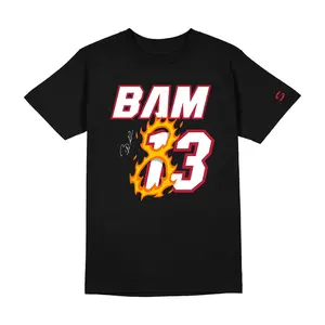 Bam 83 Miami Basketball T-Shirt Historic 83 Point Game Tee Miami Basketball Fan Shirt Heat Culture Streetwear Sneaker Match Tee
