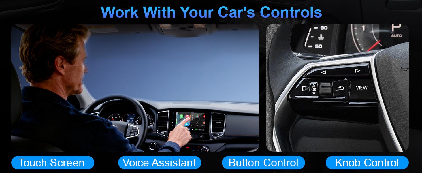 [Christmas Picks with CarPlay] Mini Orange Cube Pro 3.0 Wireless CarPlay & Android Auto Adapter 2026– Plug & Play, Fast Auto-Reconnect