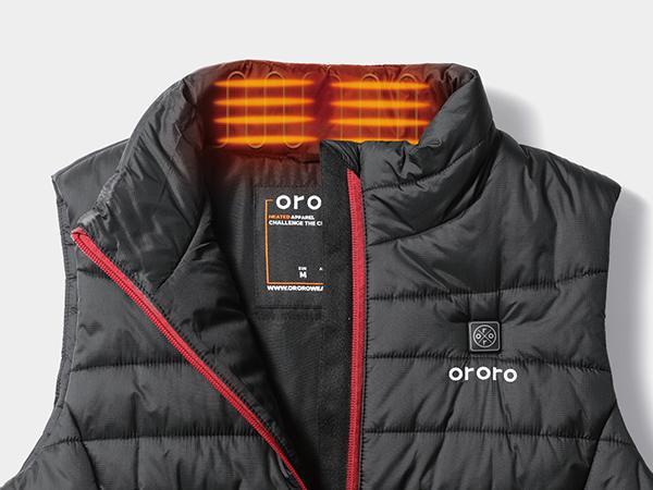 ororo Women's Classic Heated Vest with Battery Pack - Water and Wind-Resistant -Lady's  Lightweight Outdoor Underwear Winter Warmer