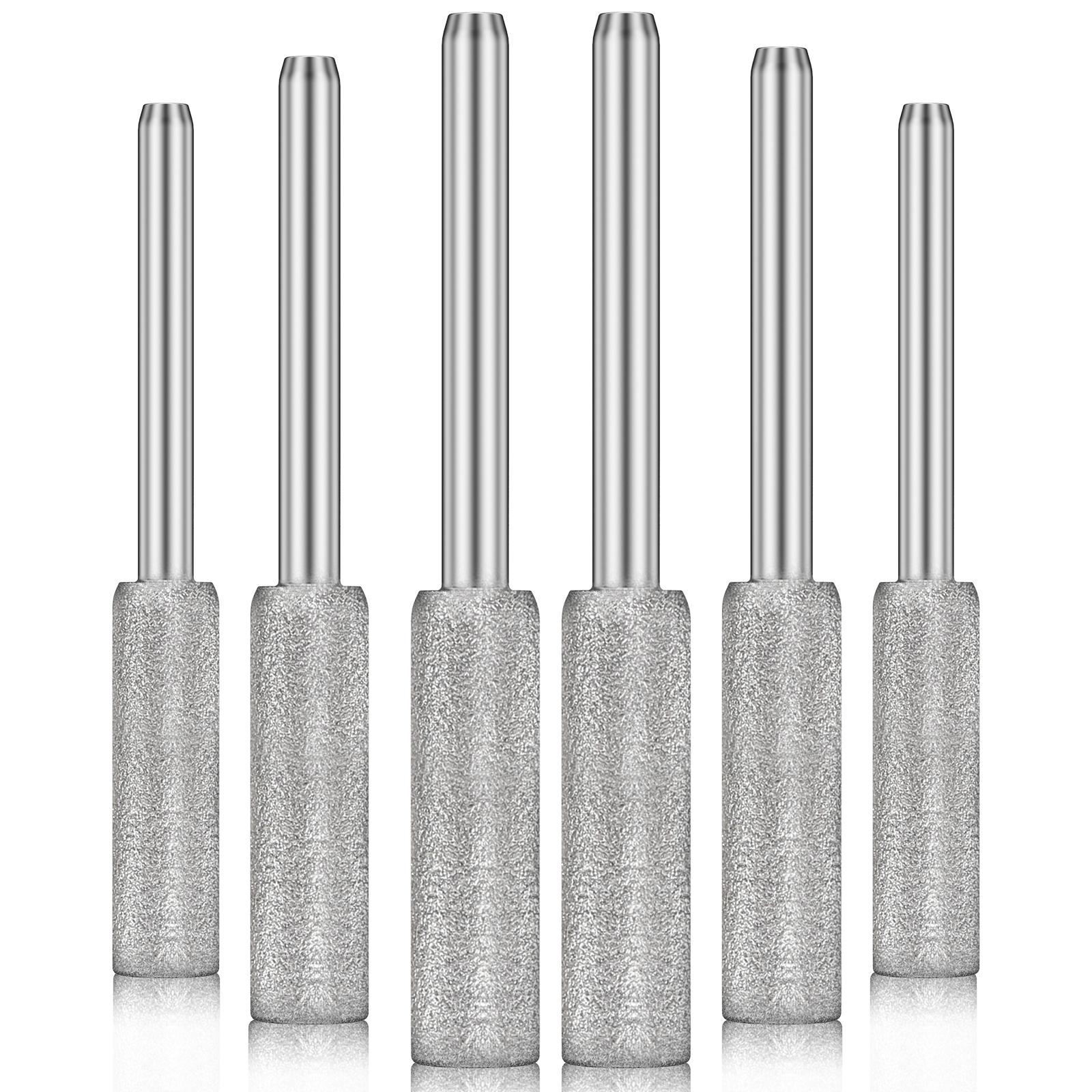 6 Pcs/30pcs Grinding Burr Set Diamond Sharp Rotary Burrs Bit with 1/8 Inch Shank Wear Resistant Burr Grinding Stone File Polishing Grinding Tool Grinding Bits for Chainsaw Stone Metal Wood 6 Pcs/30pcs Grinding Burr Set Diamond Sharp Rotary Burrs Bit with 1/8 Inch Shank Wear Resistant Burr Grinding Stone File Polishing Grinding Tool Grinding Bits for Chainsaw Stone Metal Wood