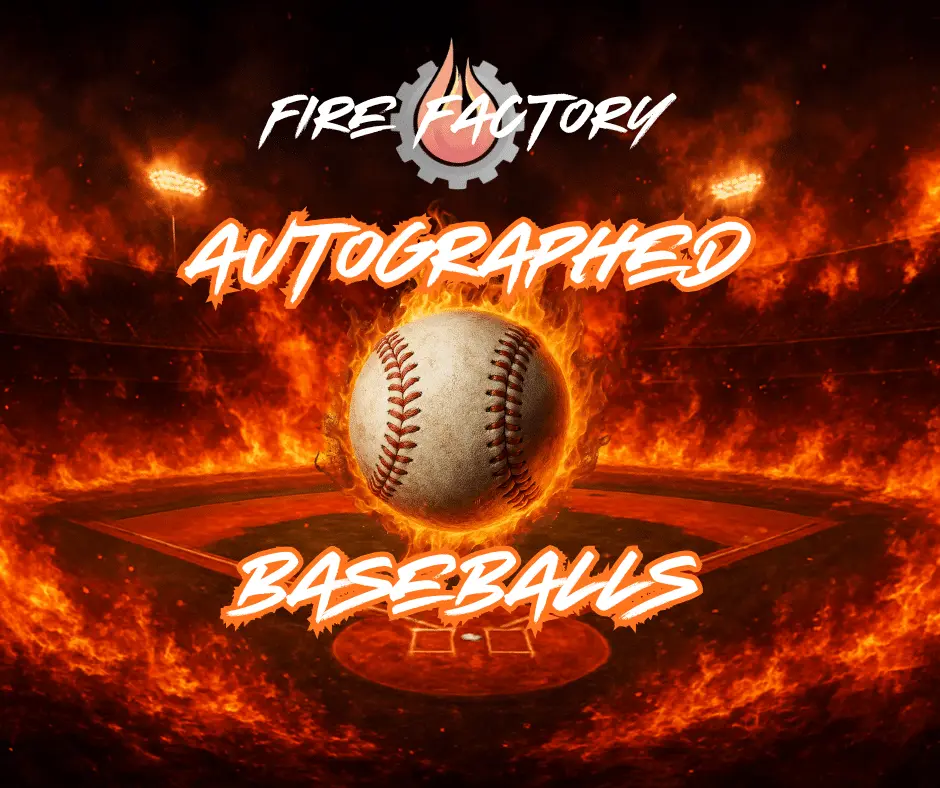 Fire Factory Autographed Baseball! Case of 9 Mystery Boxes