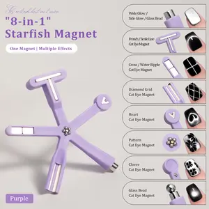 8-in-1 Cat Eye Nail Magnet Tool Create Stunning 3D Effects in Seconds | Easy DIY Nail Art 8-in-1 Cat Eye Nail Magnet Tool Create Stunning 3D Effects in Seconds | Easy DIY Nail Art
