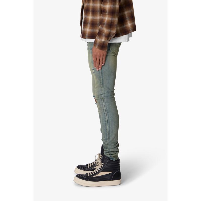 X721 Dusted Skinny Denim - 4th Day Sun Washed Blue