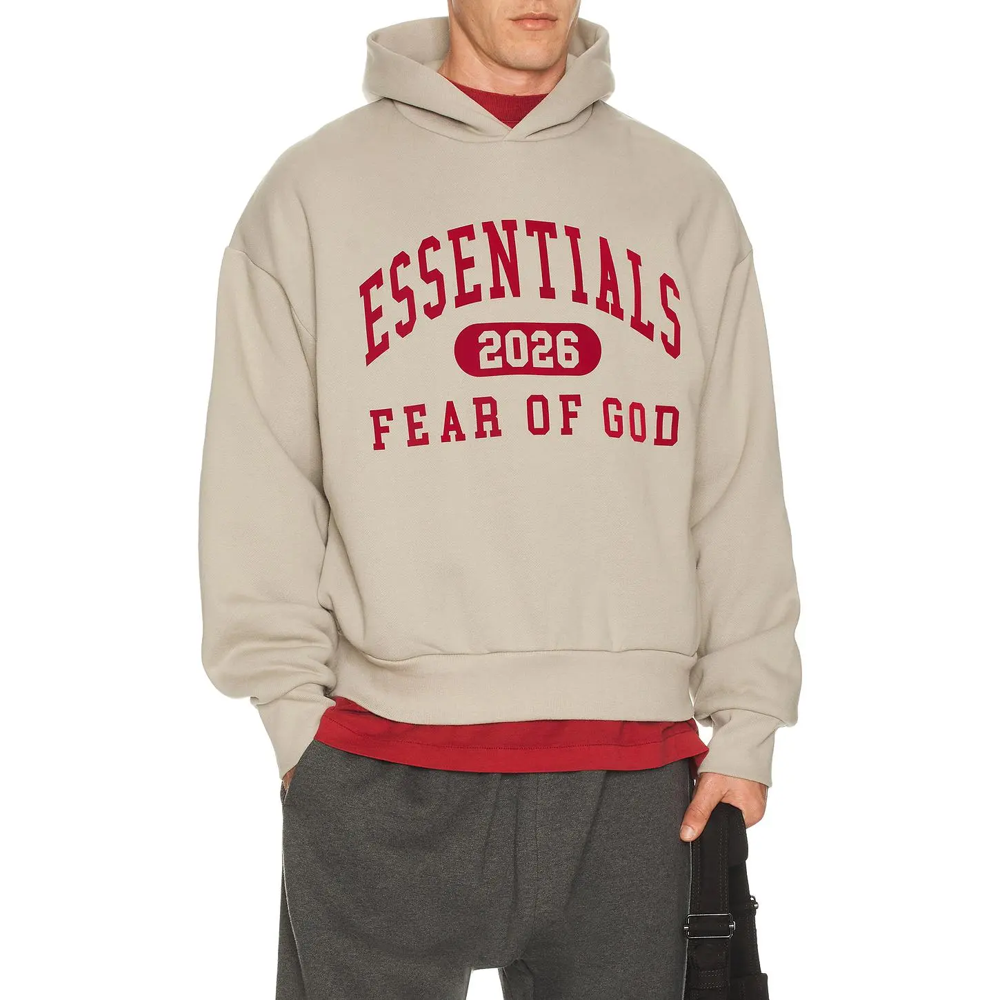 Fear of God ESSENTIALS Classic Hoodie in Smoke Grey
