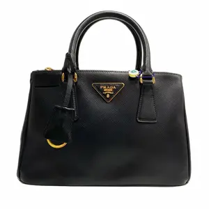 Pre-owned PRADA 。 Tote Bags Black Galleria Tote Bag (Small)
