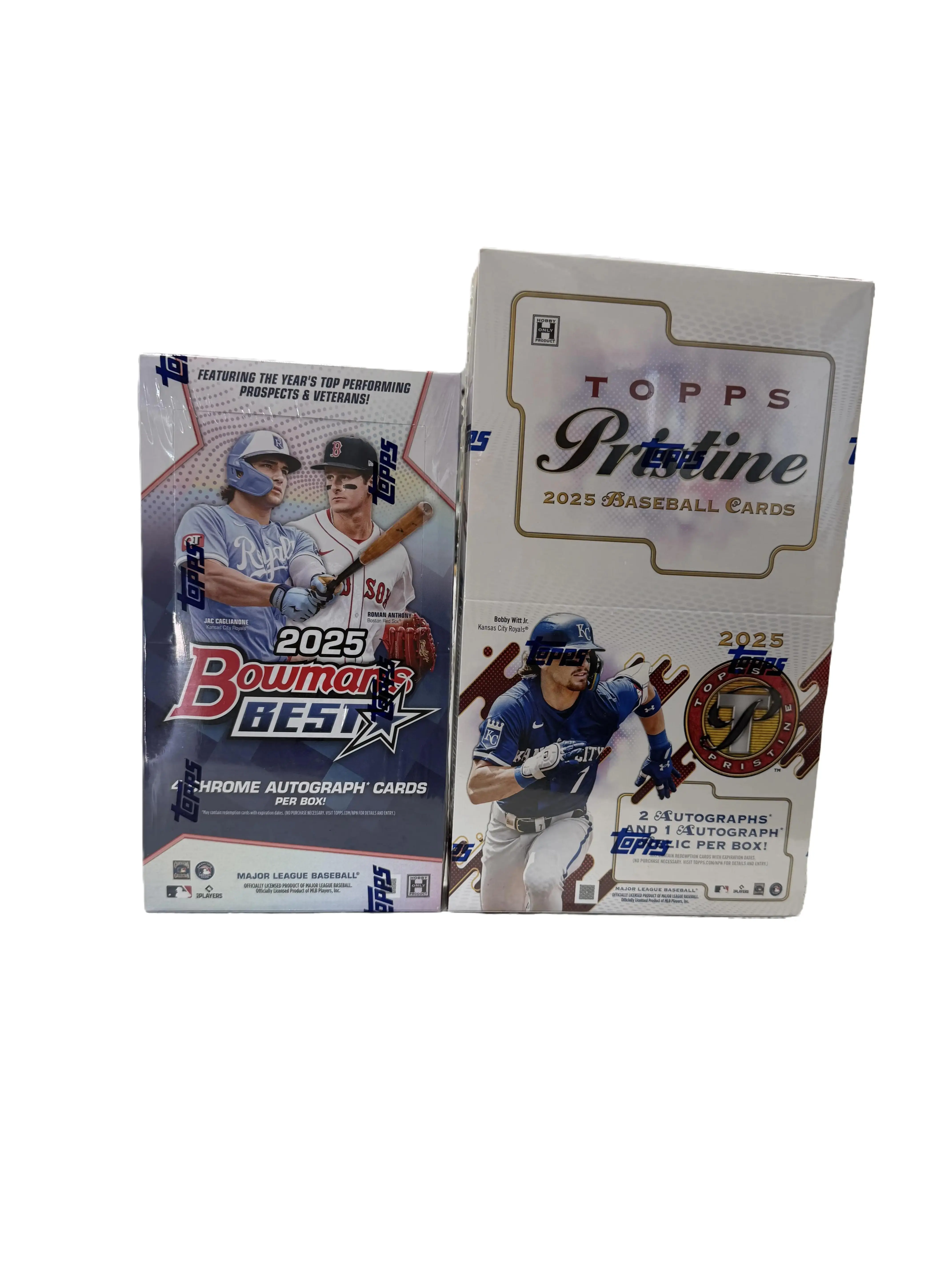 PYT MIXER Collectibles Sports Trading Card Break Bundle - 1x 2025 BOW/BEST HB, 1x 2025 PRESTINE Hobby