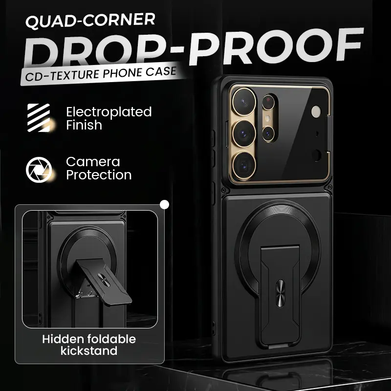 Multifunctional Magnetic Case with Invisible Stand & Camera Protection for Samsung S Series,back to school,back to school haul