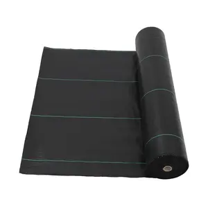 Garvee  6 ft X 300 ft Weed Barrier Landscape Fabric Heavy Duty, Premium 2.4 oz Ground Cover Weed Block Gardening Mat, Easy Setup & Superior Weed Control, for Erosion Control, Weed Barrier