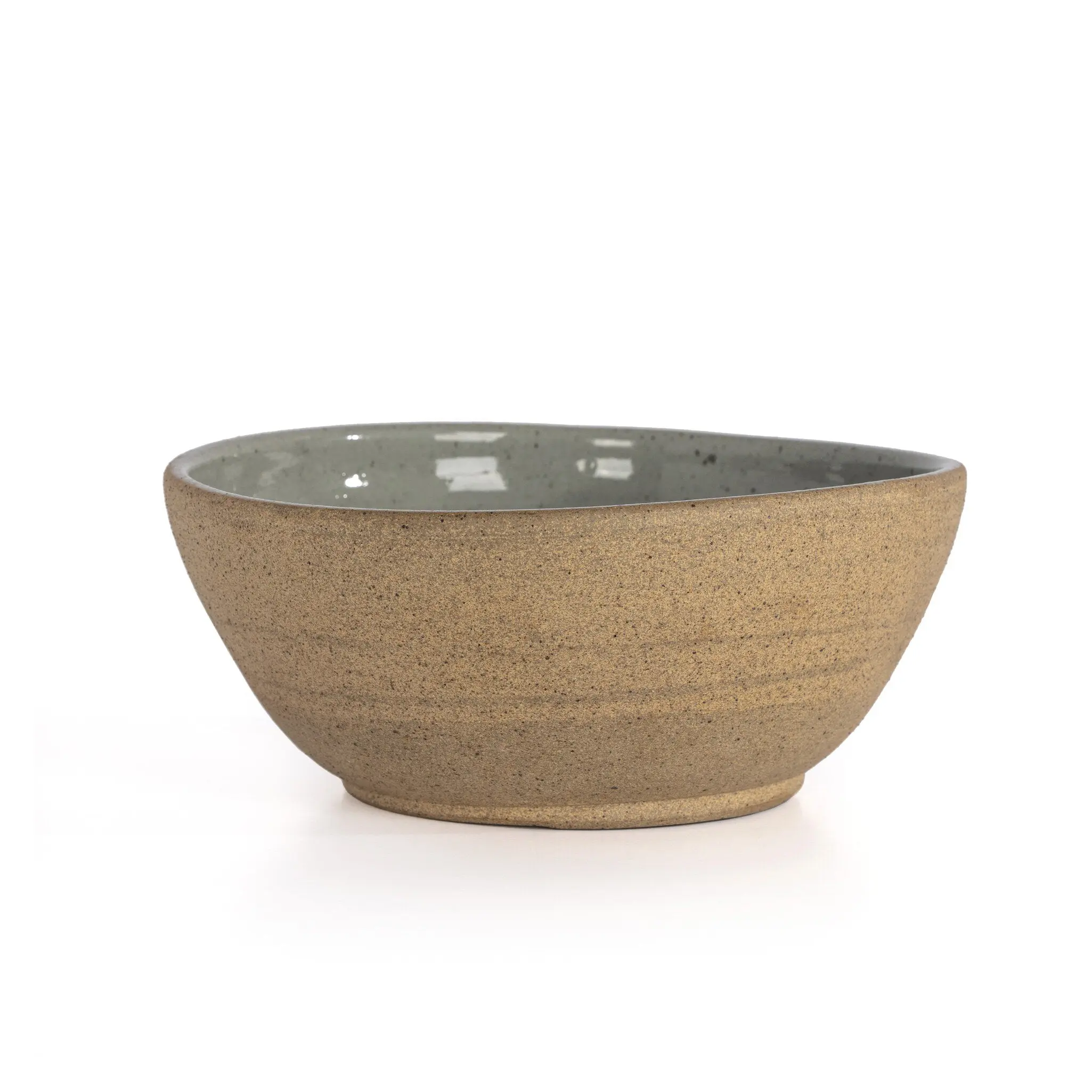 Speckled Clay Serving Bowl