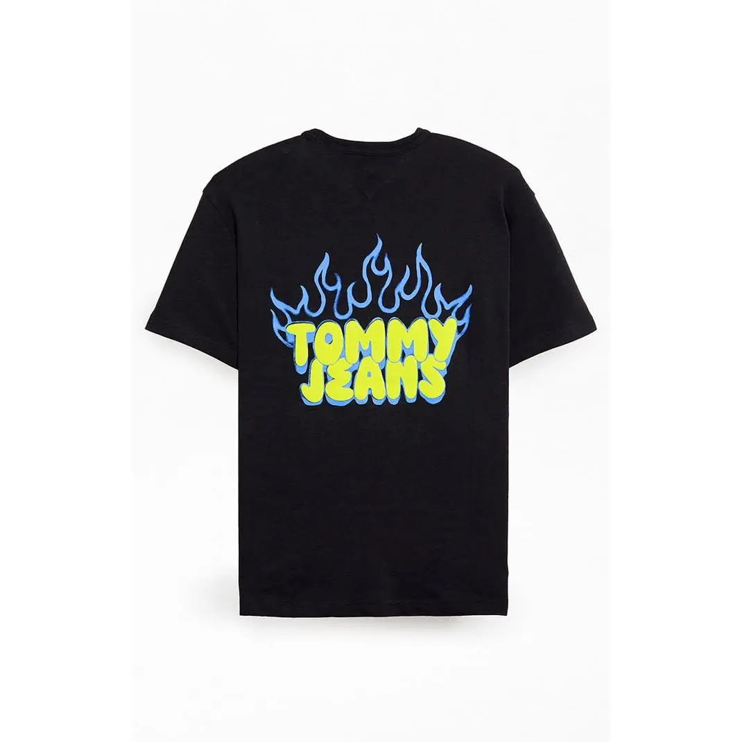 Tommy Jeans Men's Bubble Flame T-Shirt - Multicolor