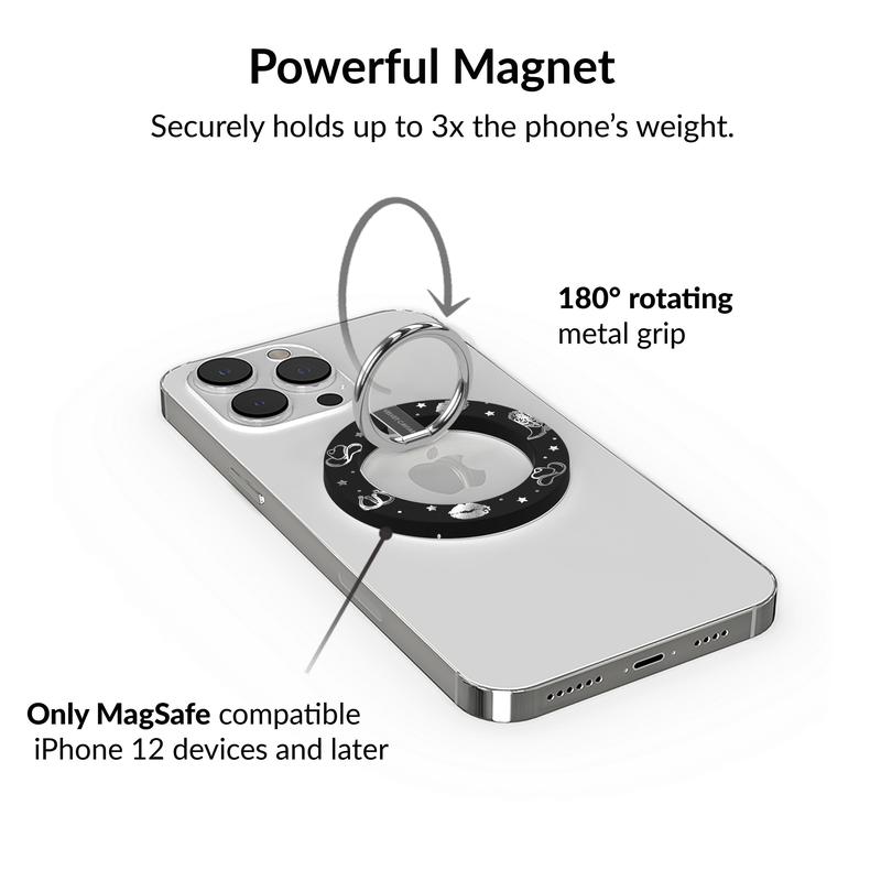 Velvet Caviar Disco Cowgirl MagSafe Grip Ring – Stylish Magnetic Phone Grip & Stand with 1,600g Magnet for iPhone & Cases