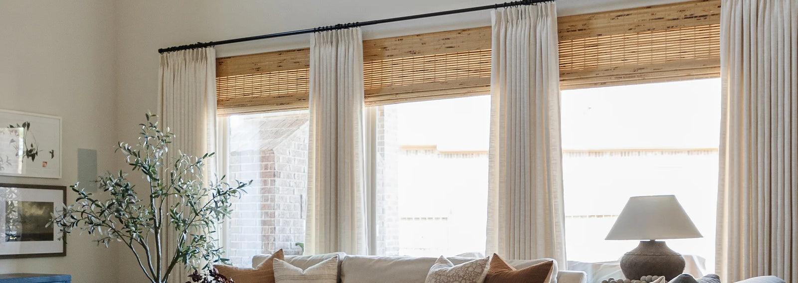 Twopages 2026 Spring Glow Up Liz Faux Linen Pinch Pleat Curtain Panel – 52" White Unlined Darkening Drapes for Bedroom & Living Room Privacy, Adjustable Hooks, Easter Home Refresh